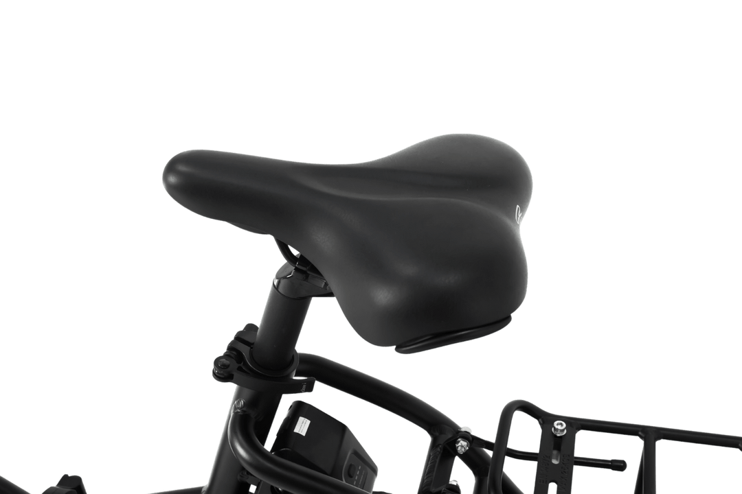 small folding ebike seat view 