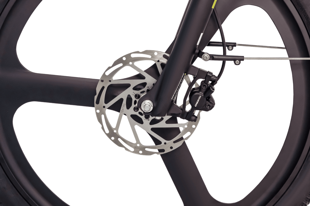 movin tempo commuter leisure ebike front wheel 